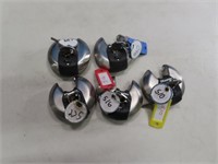 (5) MASTER Cylinder Locks w/ keys