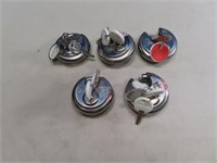 (5) asst Cylinder Locks w/ Keys