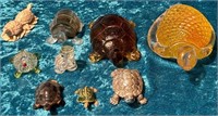 K - LOT OF COLLECTIBLE TURTLE FIGURINES (L50)