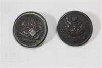 Lot of 2 1800's Military Buttons