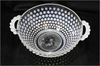 A Hobnail Glass Bowl
