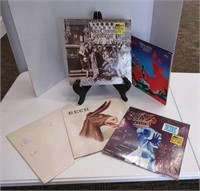 Punk/pop music. Group of 5 records. Alice Cooper,