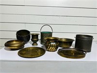 Group Lot - Brass Planters, Buckets, Urns & MORE
