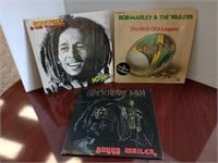 2 albums by Bob Marley and 1 by Bunny Wailer