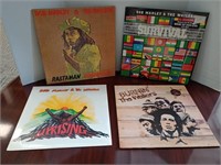 3 albums by Bob Marley and the Wailers and 1 by