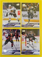 2023-24 UD Young Guns Rookie Cards - Lot of 4