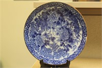 Japanese Blue and White Imari Plate