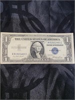 1 Dollar Silver Certificate 1935 E