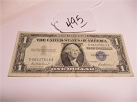 1957 SILVER CERTIFICATE $1 VERY GOOD