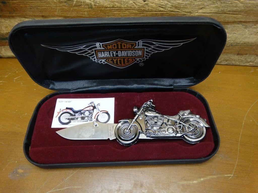 Harley-Davidson Fat Boy 1998 Knife with Case