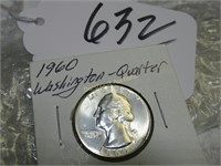 1966-P UNC. SILVER WASH 25 CENT COIN