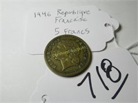 1946 FRANCE 5 FRANCS CIRC