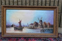 An Oil on Canvas Painting - Signed