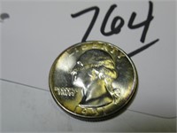 1951 VG WASHINGTON 25 CENT COIN SILVER