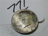 1964 JFK 50 CENT COIN SILVER GOOD