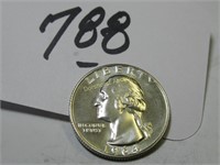 1964 VG WASHINGTON 25 CENT COIN SILVER