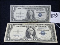 1935D SILVER CERTIFICATE $1 BILLS CIRC X