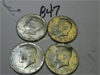 X3 1966-P 1967-P JFK 50 CENT COINS CIRC