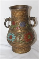 A Champleve Vase