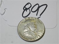 1961 FRANKLIN 50 CENT GOOD SILVER