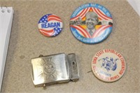 Lot of 3 Political Buttons