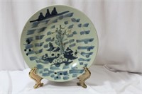 An Antique Chinese Blue and White Plate