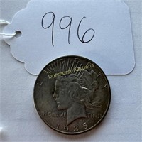 1935-S PEACE DOLLAR SILVER COIN
