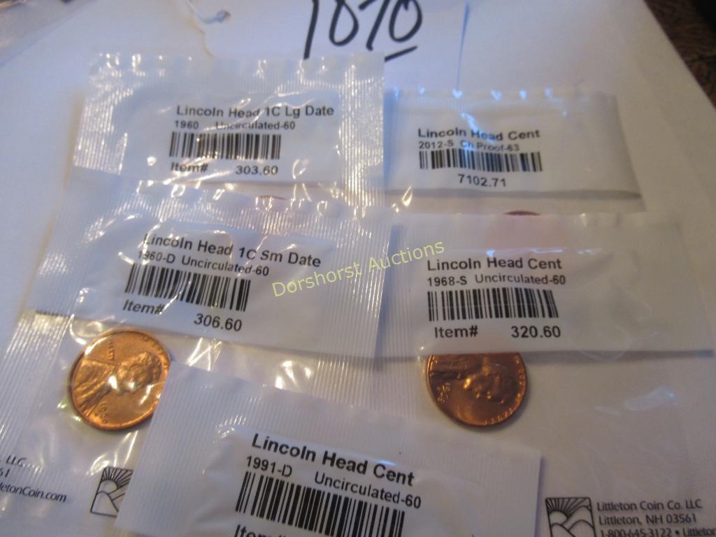 Online Coin Auction 4/22/24 - 4/29/24