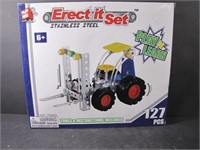 Erect it Set Stainless Steel Lift Truck - 127 Pcs