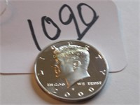 JFK 2000-S SILVER PROOF VG TO UNC