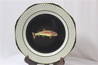 A Sugned Lynn Chase Fish Dinner Plate