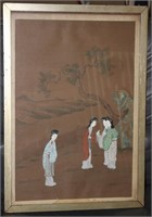Antique Chinese Pastel Painting