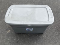 Gray 30 gallon tote