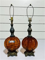 (2) Mid Century Lamps