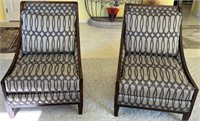 B - PAIR OF MATCHING OCCASIONAL CHAIRS (I6)
