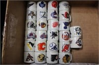 Lot of 26 Miniature Football Logo Mugs