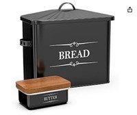 Bread Box & Butter Dish, Farmhouse Storage