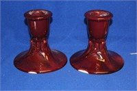 Pair of Rookwood Candle Holders