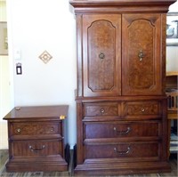 V - ARMOIRE & 2 NIGHTSTANDS (R1)