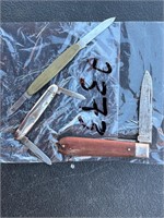 #2373 Antique pocket knives