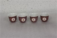 Set of 4 Chinese Vintage Wine Cups