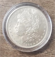 1904-O Silver Morgan Dollar MS60