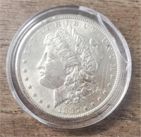 1897 Silver Morgan Dollar MS60