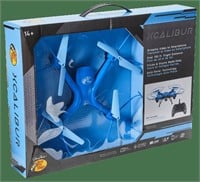 Xcalibur Remote-Control Drone with Camera - Blue