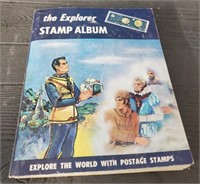 The Explorer Stamp Album With Stamps