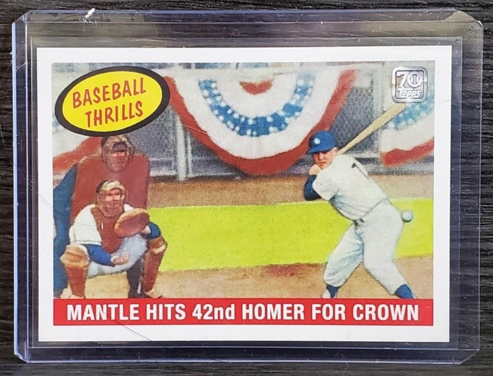 Reprint Mickey Mantle 42nd Homer