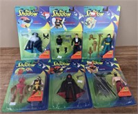 (6) Sealed Vintage "The Shadow" Action Figures