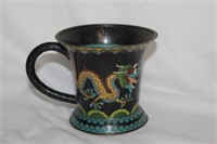 A Cloisonne Dragon Cup