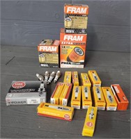Variety of  Oil Filters & Spark Plugs