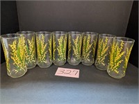 Set of Libbey "Lily of the Valley" Drinking Glasss